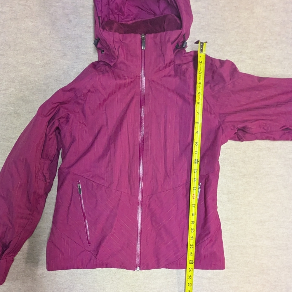 Columbia Titanium Women's Med Berry Pink Winter Jacket Coat Waterproof Details!! - Picture 6 of 16